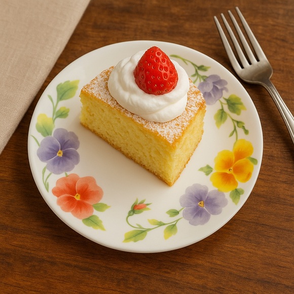 Corelle Summer Blush 7.25” Plates – Set of 4 –Pansy Floral Pattern Salad Dessert - Picture 2 of 6